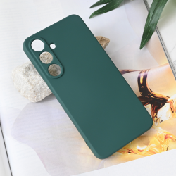 Futrola Teracell Soft Velvet za Samsung S936 Galaxy S25 Plus tamno zelena.