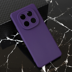 Futrola Teracell Giulietta za Xiaomi Redmi Note 14 Pro 5G mat tamno ljubicasta.