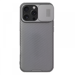 Futrola Nillkin CamShield Pro za iPhone 16 Pro siva.