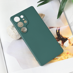 Futrola Teracell Soft Velvet za Samsung S938 Galaxy S25 Ultra tamno zelena.