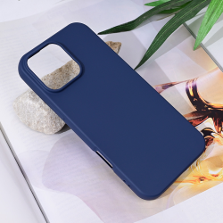 Futrola Teracell Soft Velvet za iPhone 16 Pro Max 6.9 tamno plava.