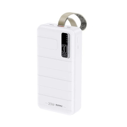 Power Bank baterija prenosiva baterija REMAX Noah Series RPP-506 PD QC 20W 22.5W 30000mAh bela.