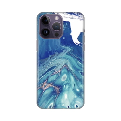 Silikonska futrola print za iPhone 14 Pro Max 6.7 Blue Marble.