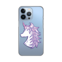 Silikonska futrola print Skin za iPhone 13 Pro Purple Unicorn.