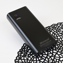 Power Bank baterija prenosiva baterija Oxpower PD22 20000mAh crna.