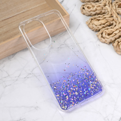 Silikonska futrola Glitter za Huawei Honor 200 ljubicasta.