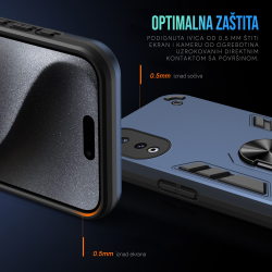 Futrola Hard Ring za Huawei Honor X7b tamno zelena.