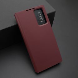 Futrola BI FOLD Smart Window za Samsung Galaxy S23 Ultra 5G bordo (MS).