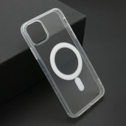 Futrola STANDARD MagSafe za iPhone 11 Pro Max (6.5) providna (bela) (MS).