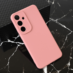 Futrola Teracell Giulietta za Samsung S936 Galaxy S25 Plus mat tamno roze.
