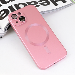 Futrola Magsafe Chrome za iPhone 15 6.1 roze.