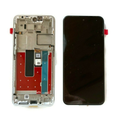 LCD Displej / ekran za Nokia X10 + touchscreen + frame White Service Pack ORG/70100902H001.