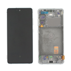 LCD Displej / ekran za Samsung G780/Galaxy S20 FE 2020 + touchscreen + frame Cloud White OLED.