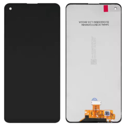 LCD Displej / ekran za Samsung A217/Galaxy A21S + touchscreen (without frame) Black Service Pack ORG/GH96-13759A.