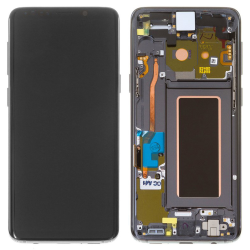 LCD Displej / ekran za Samsung G960/Galaxy S9 + touchscreen + frame Gray Service Pack ORG/GH97-21696C.