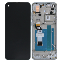 LCD Displej / ekran za Motorola One Action XT2013 + touchscreen + frame Denim Blue Service Pack ORG/5D68C14737P.