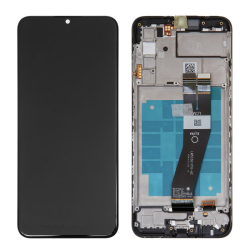 LCD Displej / ekran za Samsung A037 Galaxy A03s + touchscreen + frame Black Service Pack ORG/GH81-21233A.