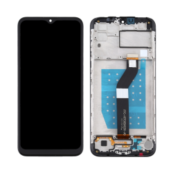 LCD Displej / ekran za Motorola Moto G8 Power Lite + touchscreen + frame Black CHO.