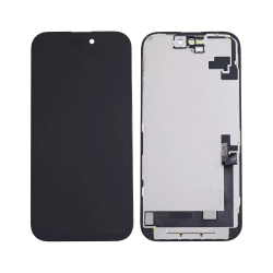 LCD Displej / ekran za iPhone 16 + touchscreen Black APLONG OEM Changed Glass.