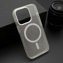 Futrola SPARKLING MagSafe za iPhone 16 (6.1) providna (MS).
