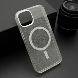 Futrola SPARKLING MagSafe za iPhone 14 (6.1) providna (MS).