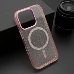 Futrola SPARKLING MagSafe za iphone 16 (6.1) roze (MS).