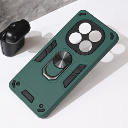 Futrola Hard Ring za Xiaomi Redmi Note 14 Pro 5G (EU) tamno zelena.