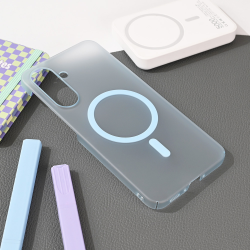 Futrola Magsafe mat PC za Samsung A566 Galaxy A56 5G plava.