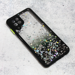Futrola Frame Glitter za Samsung A225 Galaxy A22 crna.