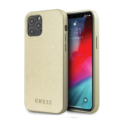 Futrola Guess Hc PC/TPU Iridescent za iPhone 12/12 Pro zlatna (GUHCP12MIGLGO).