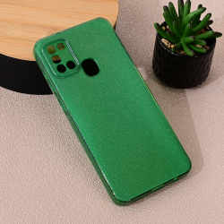 Futrola Sparkle Dust za Samsung A217F Galaxy A21s zelena.