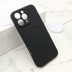 Futrola VELVET TOUCH MagSafe za iPhone 16 Pro Max (6.9) crna (MS).