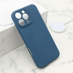 Futrola VELVET TOUCH MagSafe za iPhone 16 Pro Max (6.9) plava (MS).