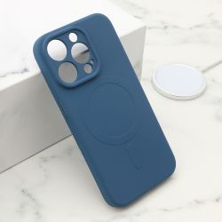 Futrola VELVET TOUCH MagSafe za iPhone 15 Pro (6.1) plava (MS).