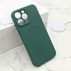 Futrola VELVET TOUCH MagSafe za iPhone 14 Pro Max (6.7) tamno zelena (MS).
