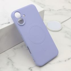 Futrola VELVET TOUCH MagSafe za iPhone 16 Plus (6.7) ljubicasta (MS).