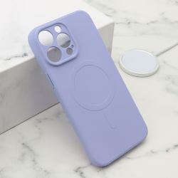 Futrola VELVET TOUCH MagSafe za iPhone 14 Pro Max (6.7) ljubicasta (MS).