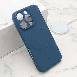 Futrola VELVET TOUCH MagSafe za iPhone 16 Pro (6.3) plava (MS).