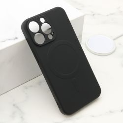 Futrola VELVET TOUCH MagSafe za iPhone 13 Pro (6.1) crna (MS).