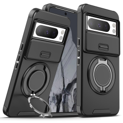 Futrola CamShield Ring stand za Google Pixel 8 Pro crna.