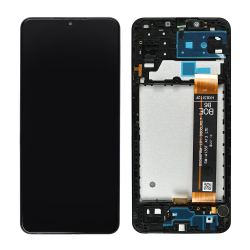 LCD Displej / ekran za Samsung A135 Galaxy A13 4G (GH82-28508A) + touchscreen + frame Black FULL ORG-SP.