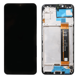 LCD Displej / ekran za Samsung A235 Galaxy A23 (GH82-28657A) + touchscreen + frame Black FULL ORG-SP.