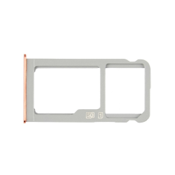 Drzac SIM+Micro SD kartice za Nokia 7 Plus white/copper.