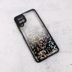 Futrola Frame Glitter za Samsung A125F Galaxy A12 crna.