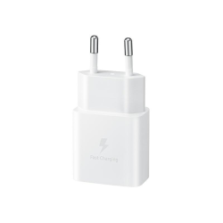 Samsung kucni punjac 15W Type C bez kabla beli BULK (EP-T1510-NWE).