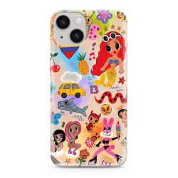 Futrola ultra tanki print providna za iPhone 14 (6.1) ND0326 (MS).