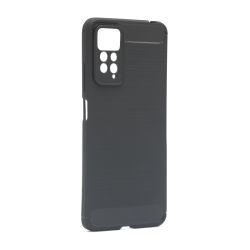Silikonska futrola BRUSHED za Xiaomi Redmi Note 11 Pro 5G crna (MS).