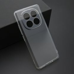 Futrola ultra tanki PROTECT silikon za Xiaomi Redmi Note 14 Pro Plus 5G providna (bela) (MS).