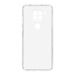 Futrola ultra tanki PROTECT silikon za Xiaomi Redmi Note 9 providna (bela) (MS).