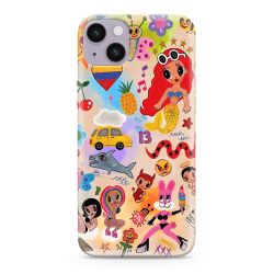 Futrola ultra tanki print providna za iPhone 14 Plus (6.7) ND0326 (MS).
